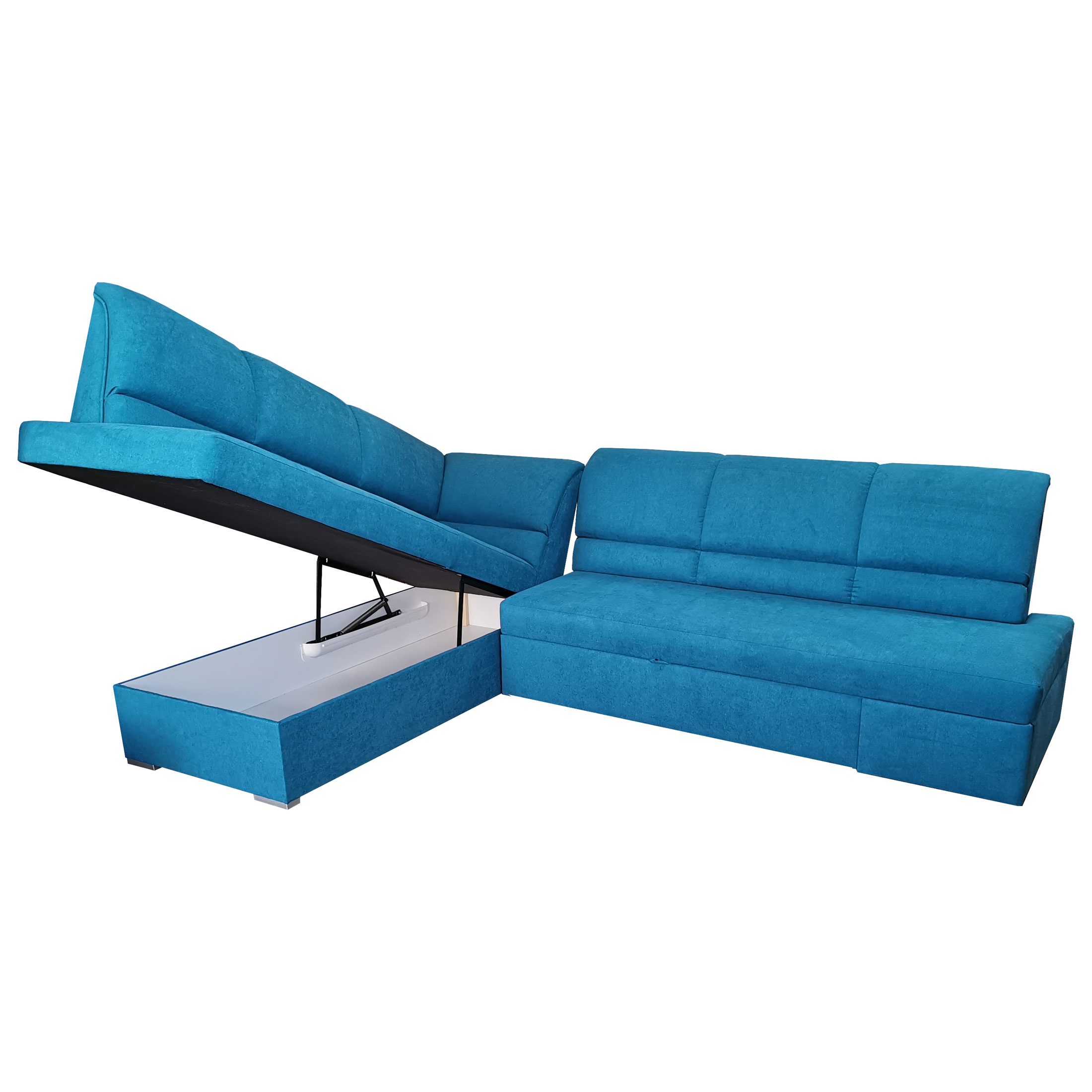 Narożnik G.b.b.15.15 bez boków turkusowy - obrazek 3