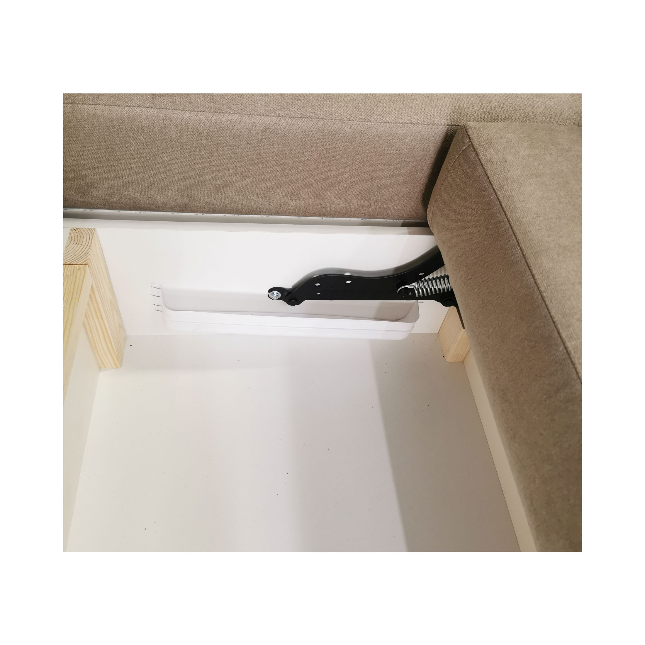 narożnik h5 z jednym bokiem beżowy - obrazek 4