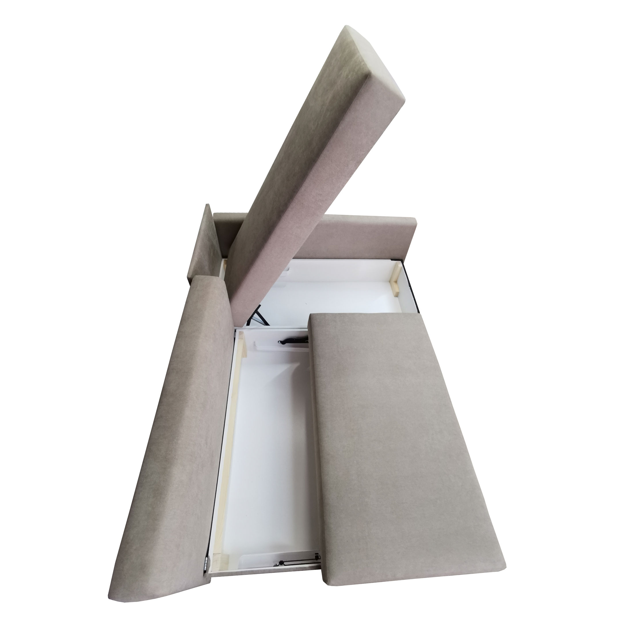 narożnik h5 z jednym bokiem beżowy - obrazek 3