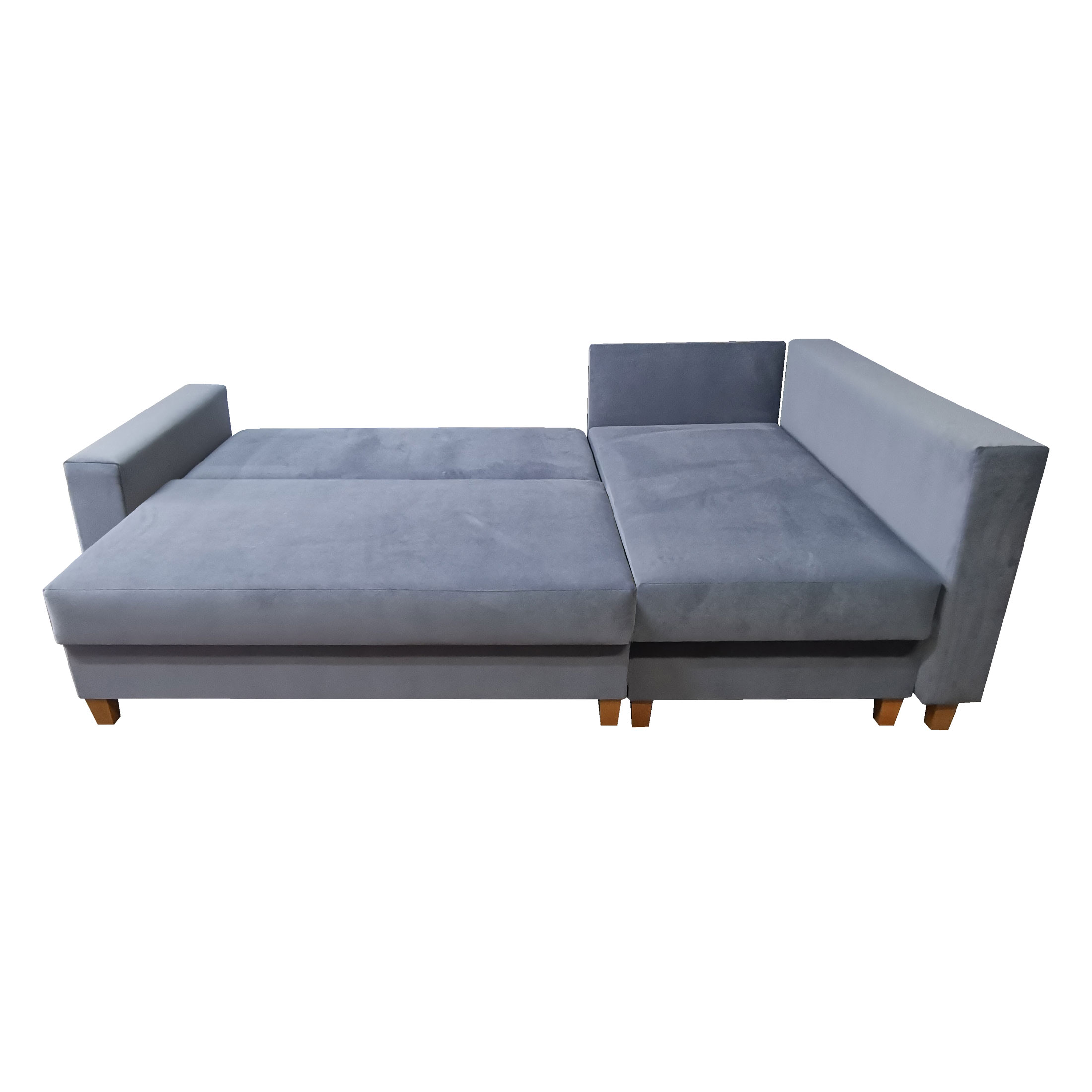 Popielaty nowoczesny narożnik - obrazek 2