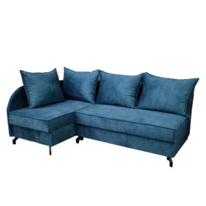 Mały narożnik bez boków na wysokich nogach