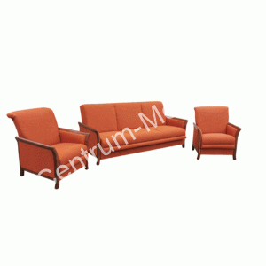 komplet wypoczynkowy,zestaw wypoczynkowy,kanapa,wersalka,mięka kanapa,z fotelami,w ceglastym kolorze,z ozdobnym drewnem,