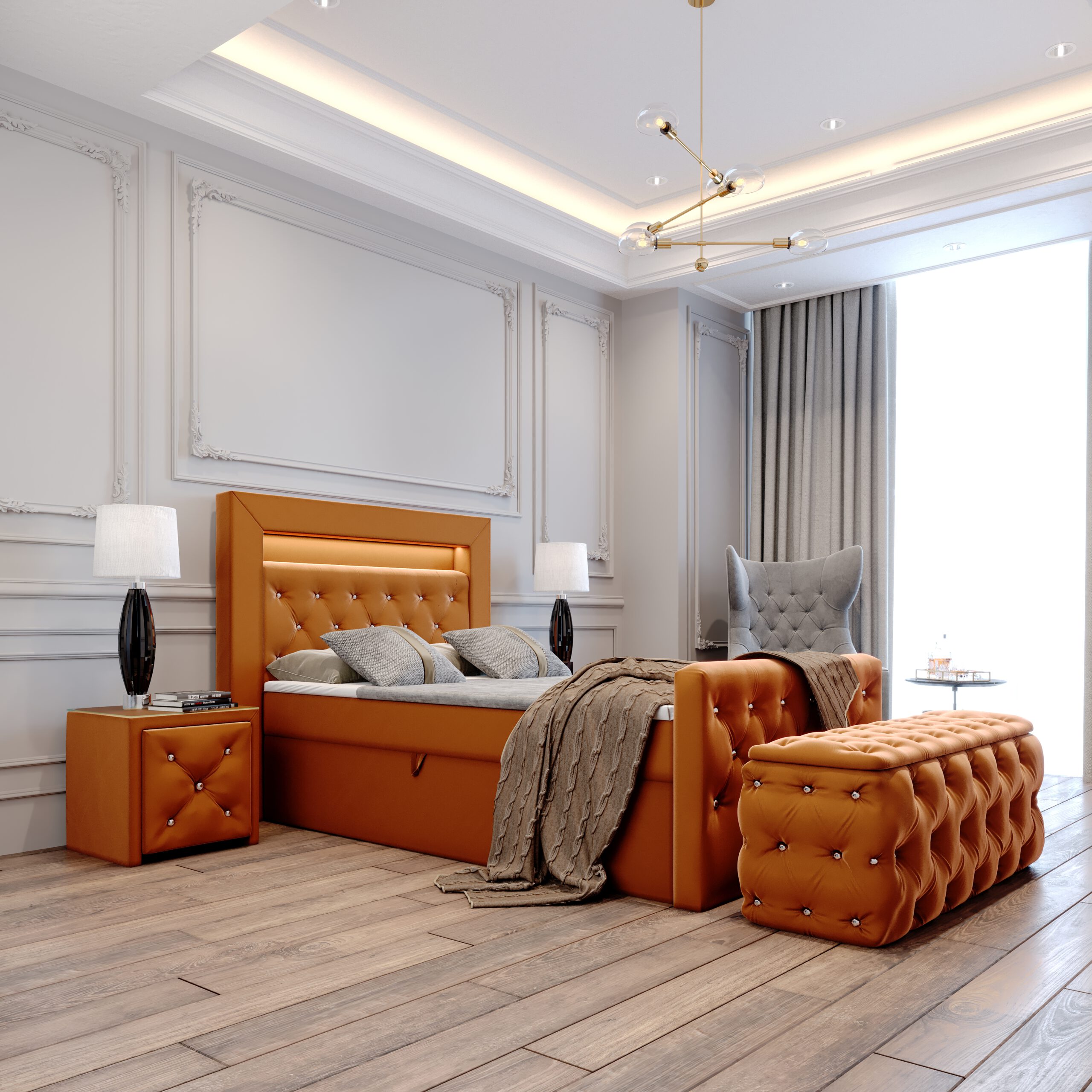 Łóżko kontynentalne Maciej - obrazek 32