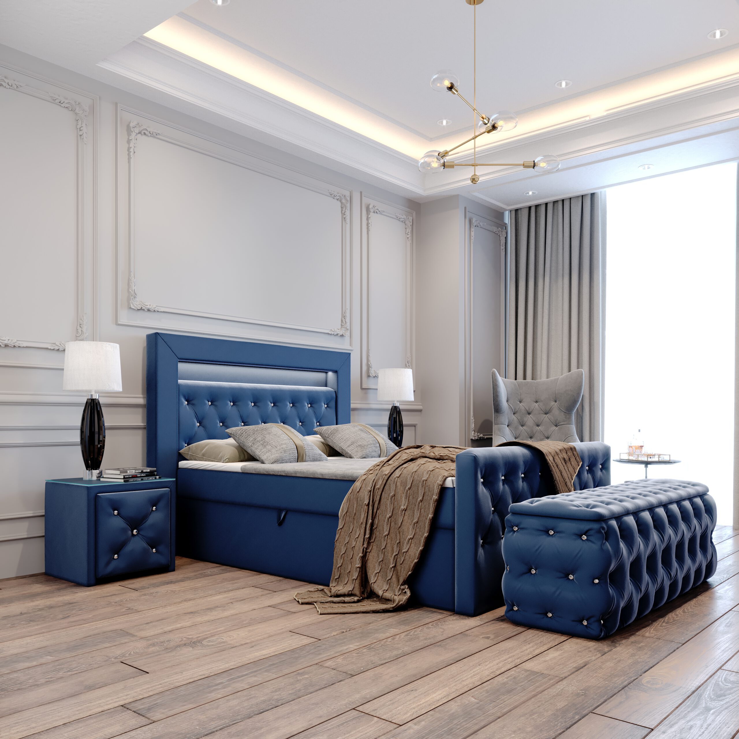 Łóżko kontynentalne Maciej - obrazek 5