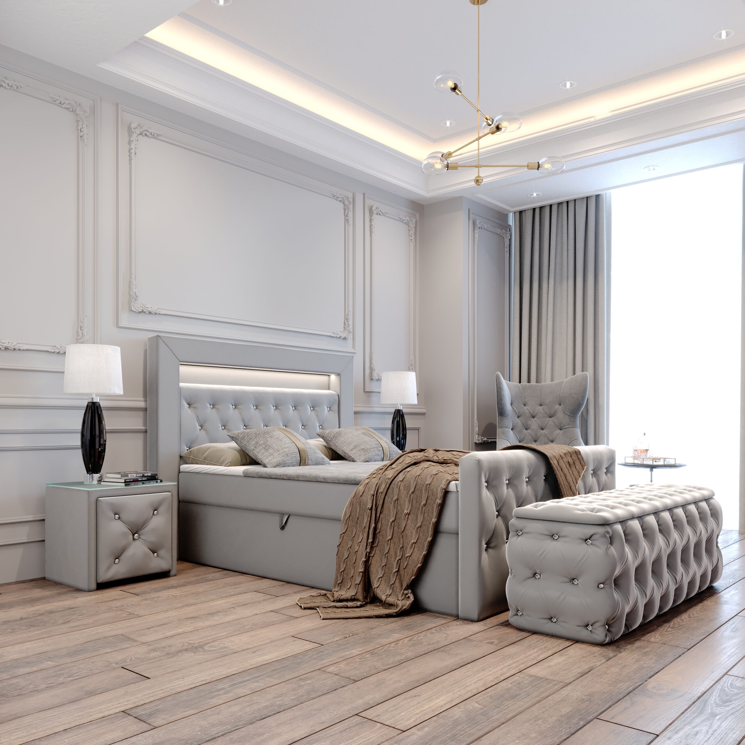 Łóżko kontynentalne Maciej - obrazek 6