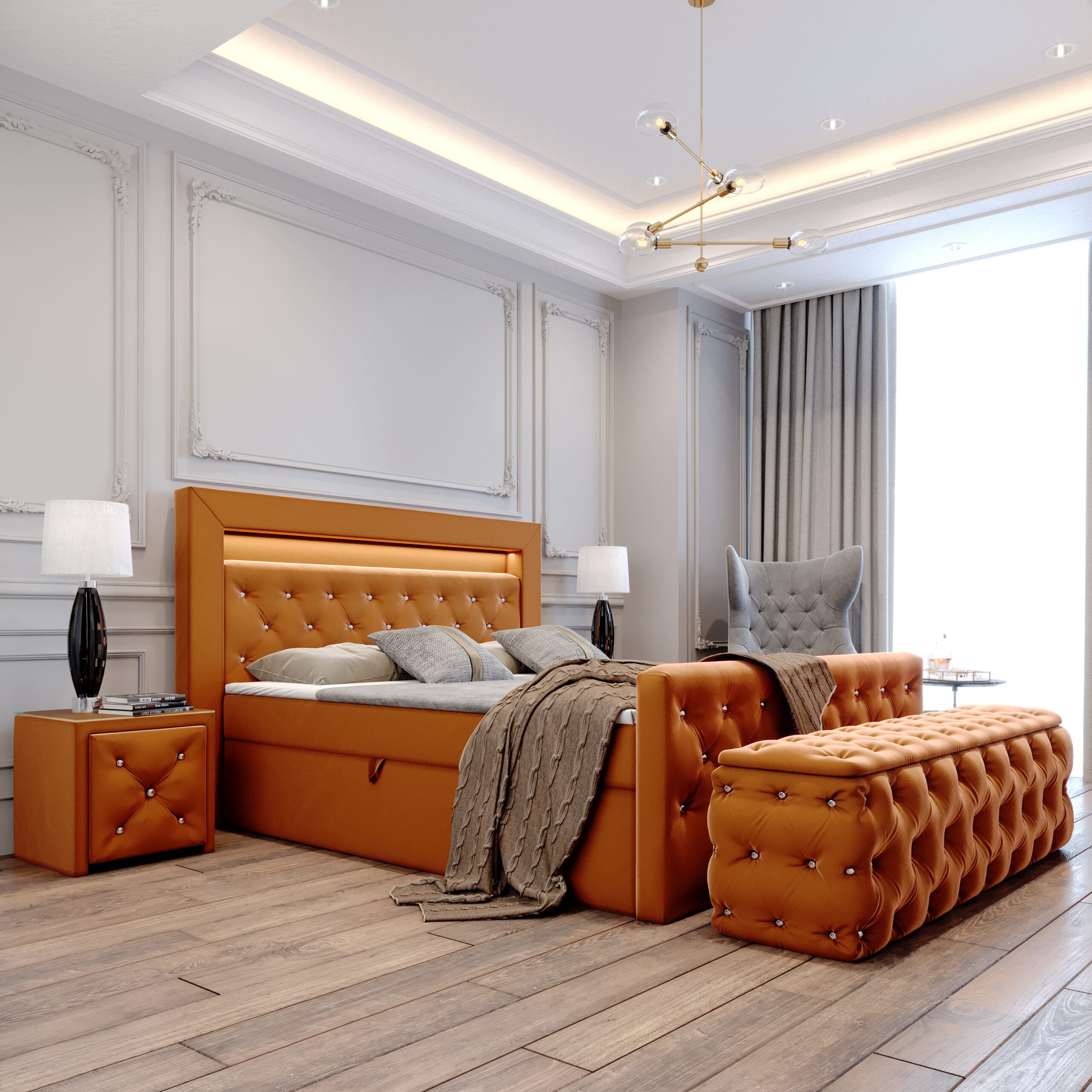 Łóżko kontynentalne Maciej - obrazek 8