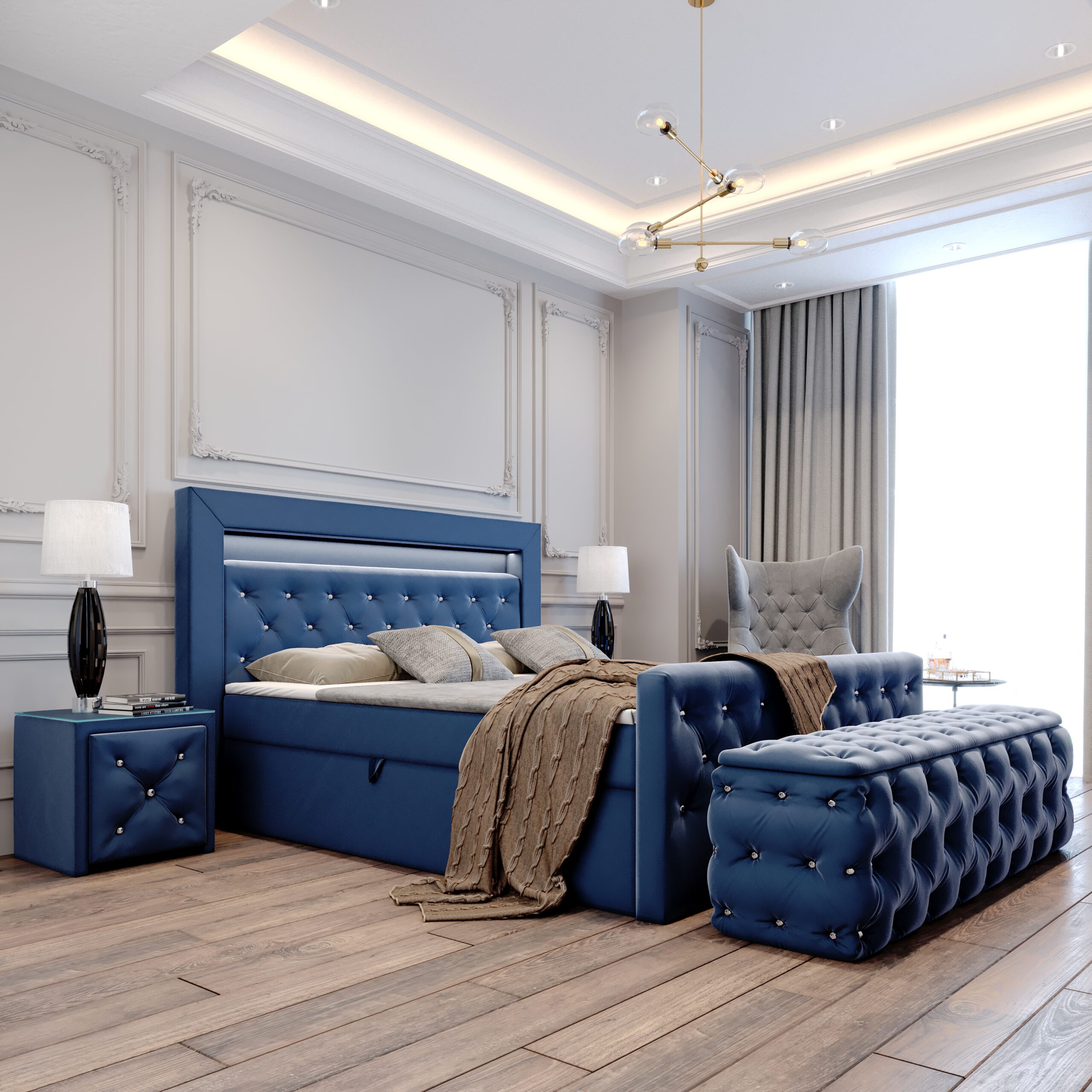 Łóżko kontynentalne Maciej - obrazek 9