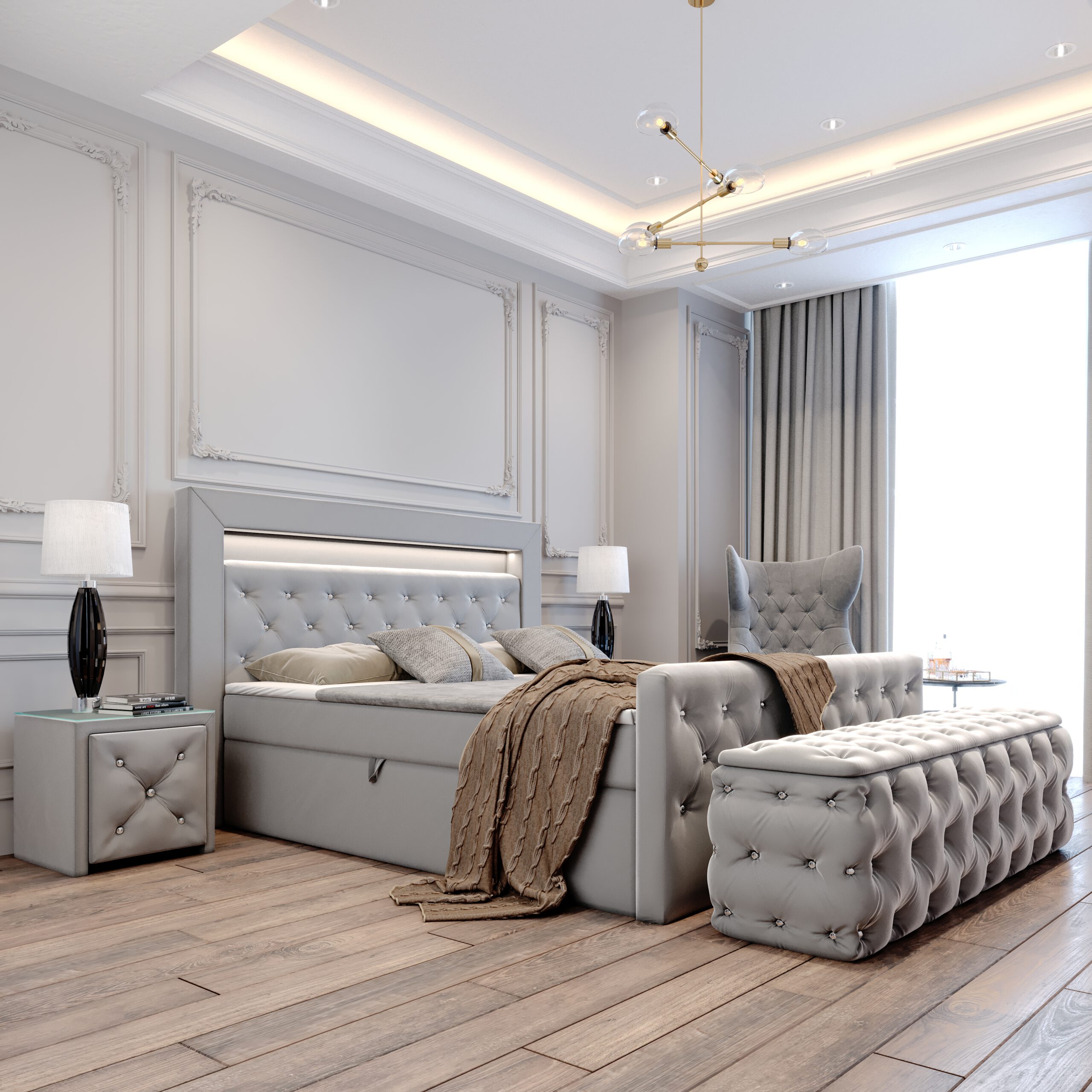 Łóżko kontynentalne Maciej - obrazek 10