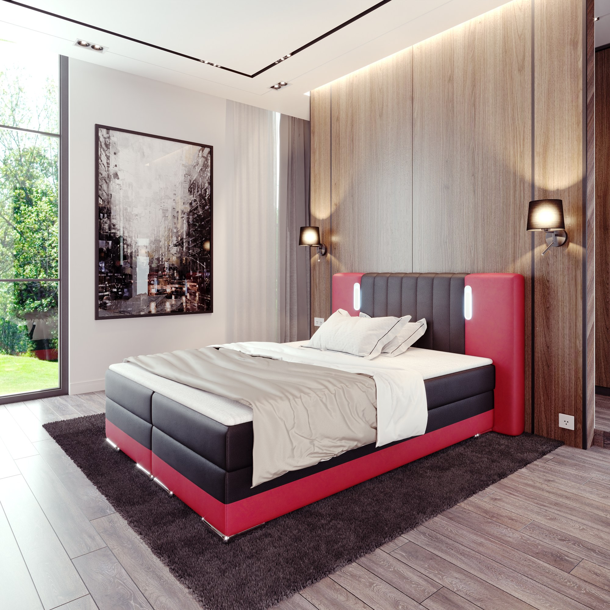 Łóżko kontynentalne Mirosław - obrazek 2