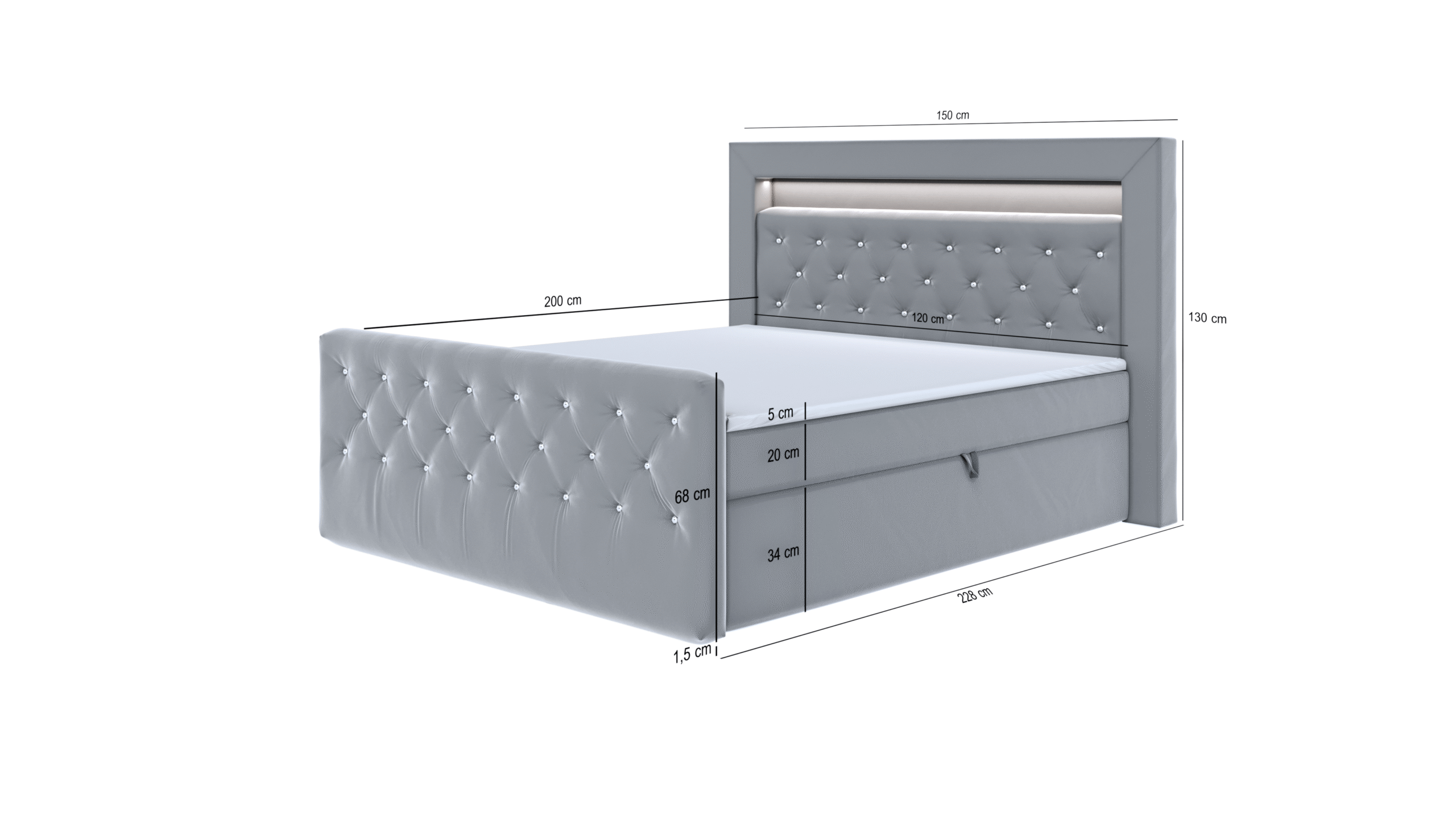 Łóżko kontynentalne Maciej - obrazek 23