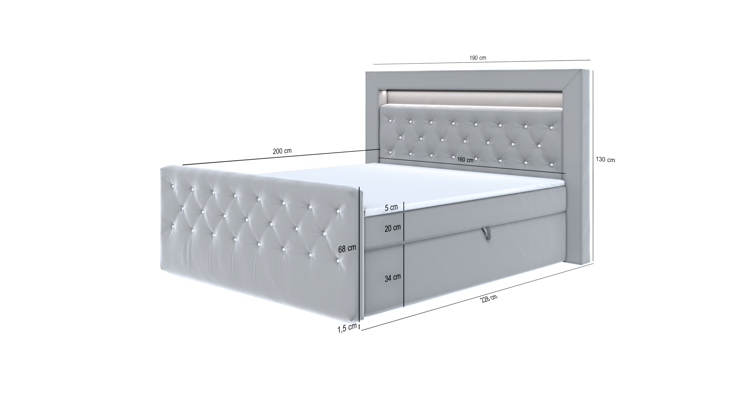 Łóżko kontynentalne Maciej - obrazek 27