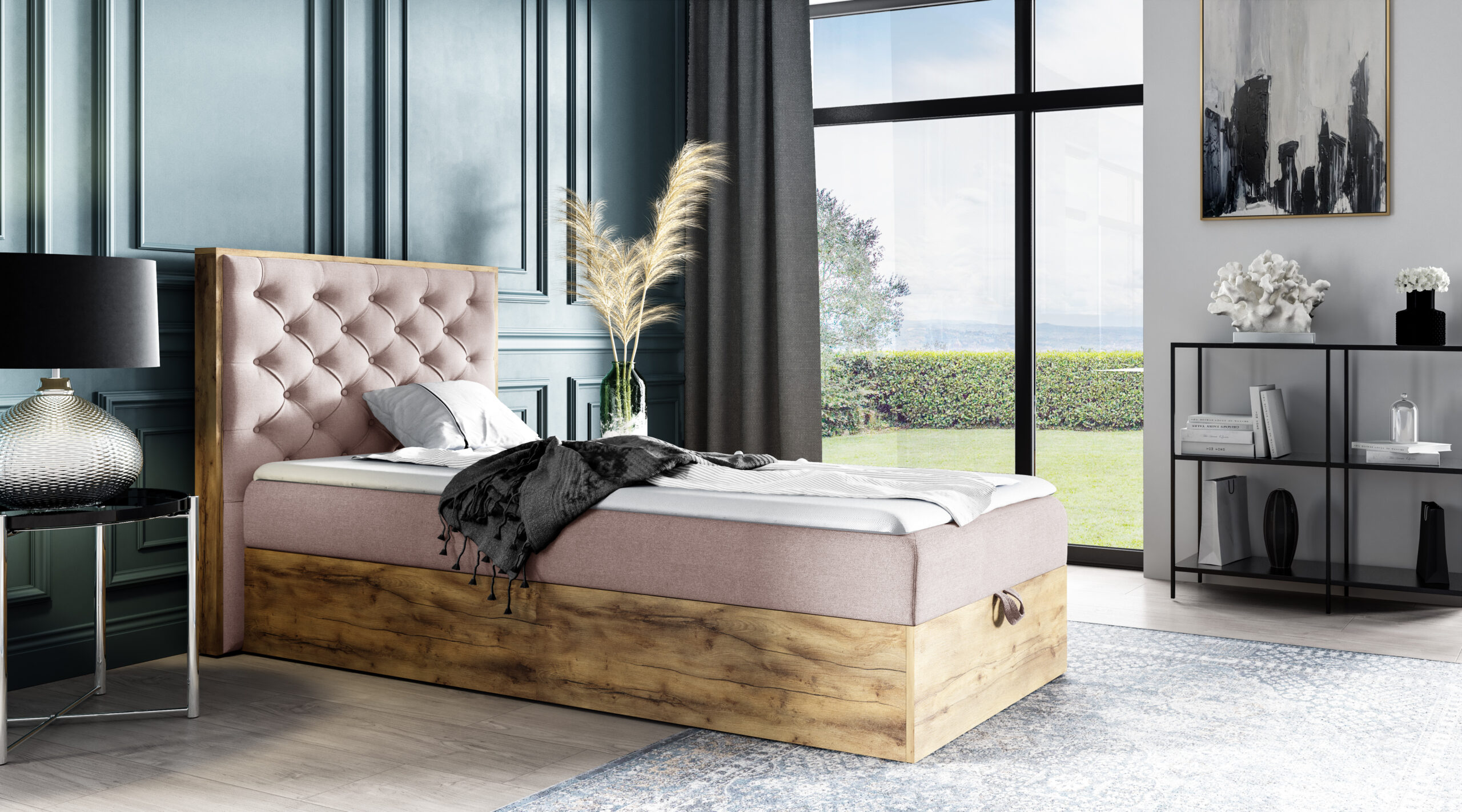 Łóżko kontynentalne Jacek - obrazek 5