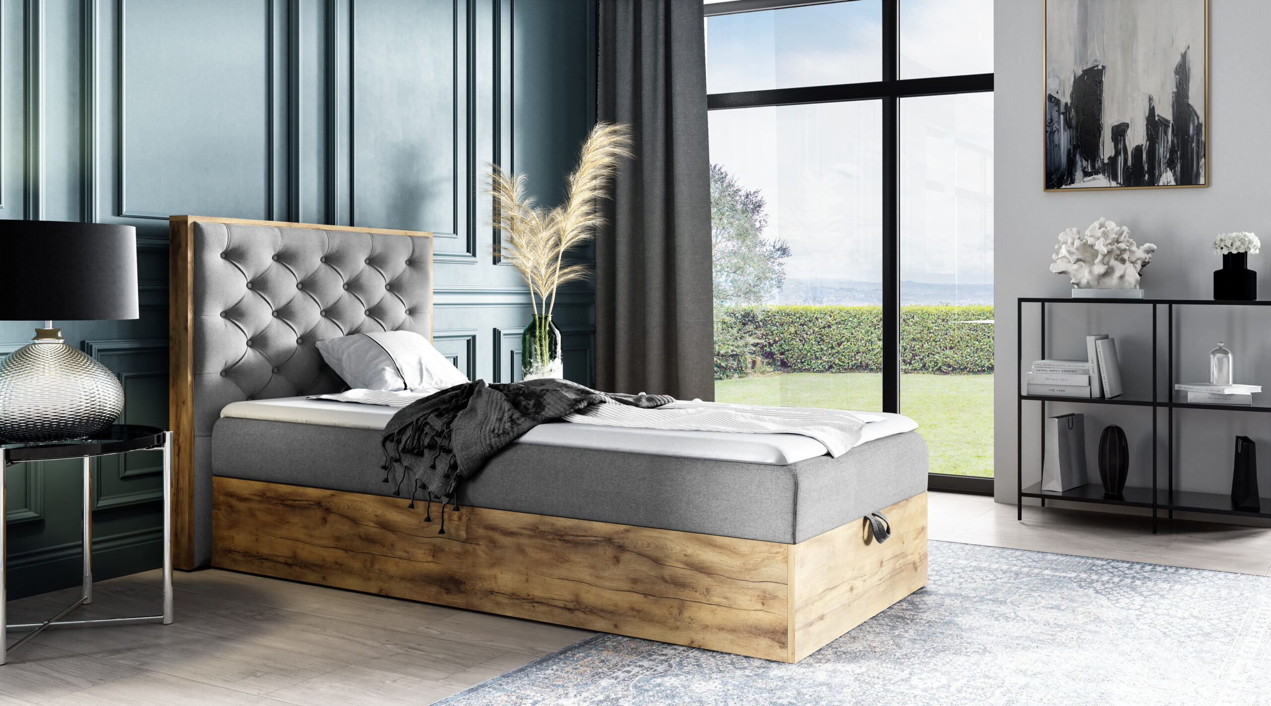 Łóżko kontynentalne Jacek - obrazek 3