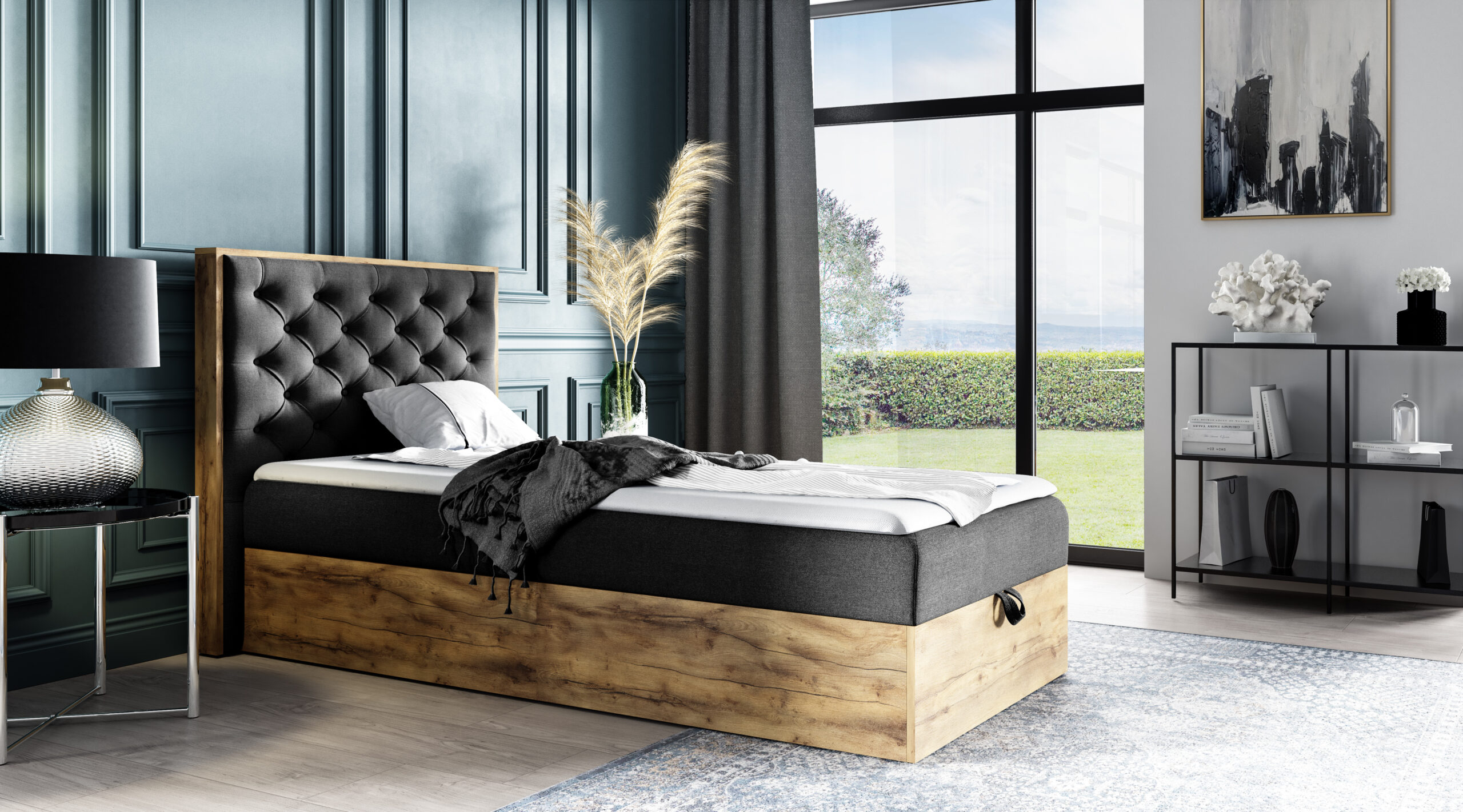 Łóżko kontynentalne Jacek - obrazek 8