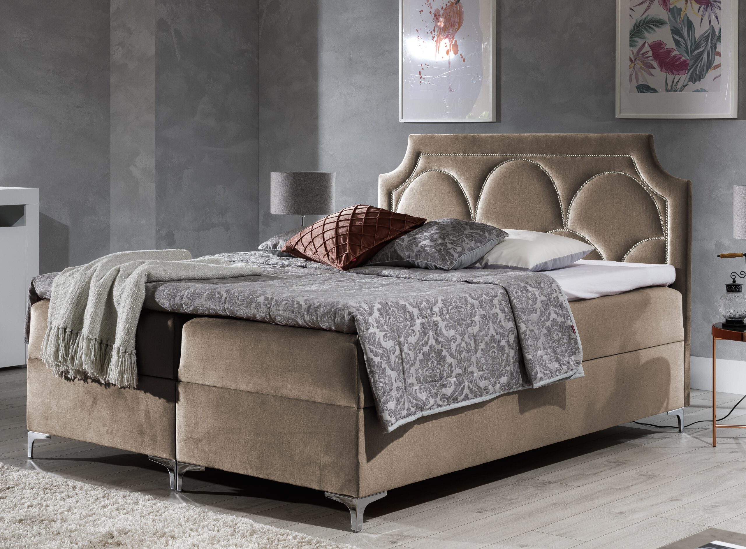 Łóżko kontynentalne Józef - obrazek 2