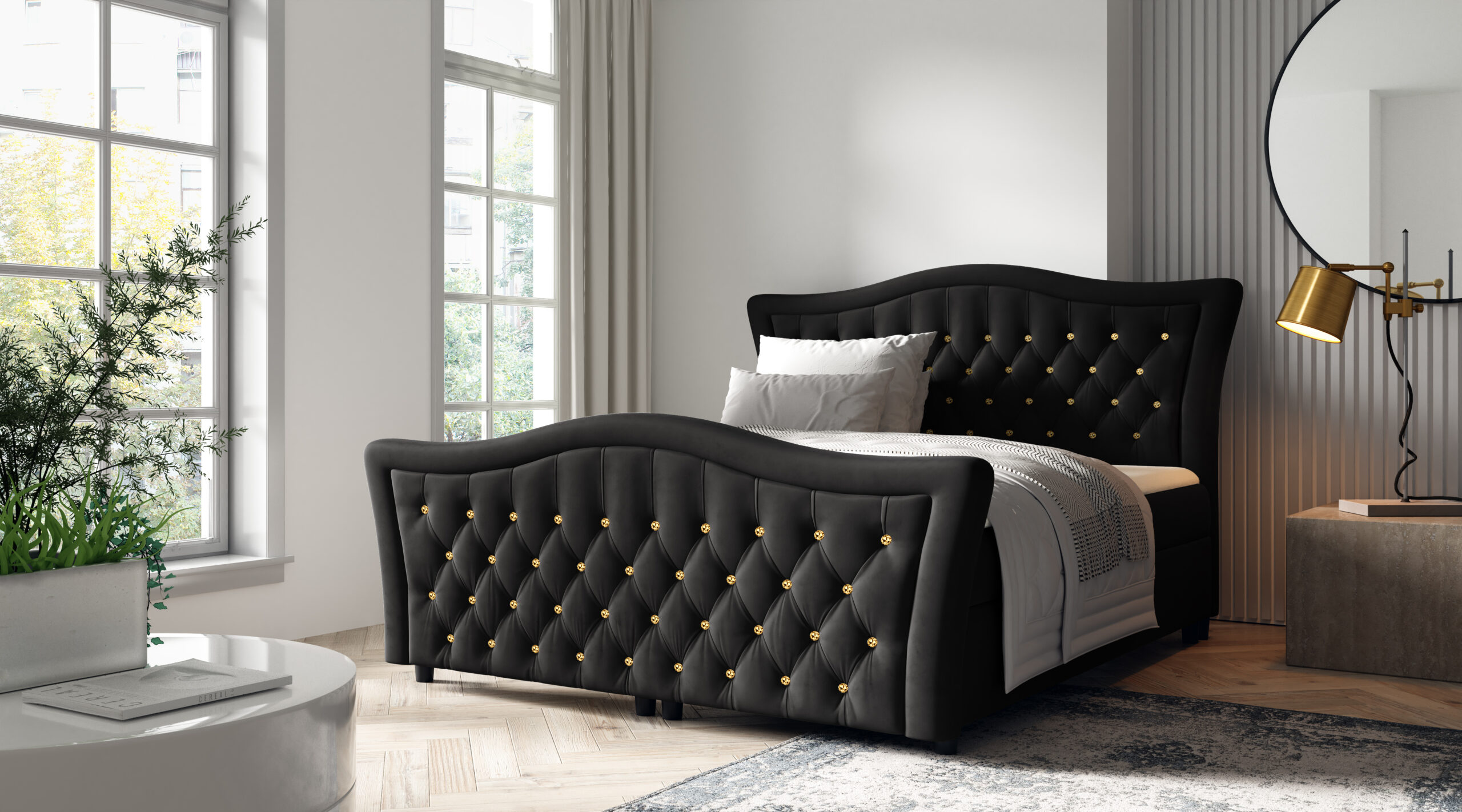 Łóżko kontynentalne Adam - obrazek 8