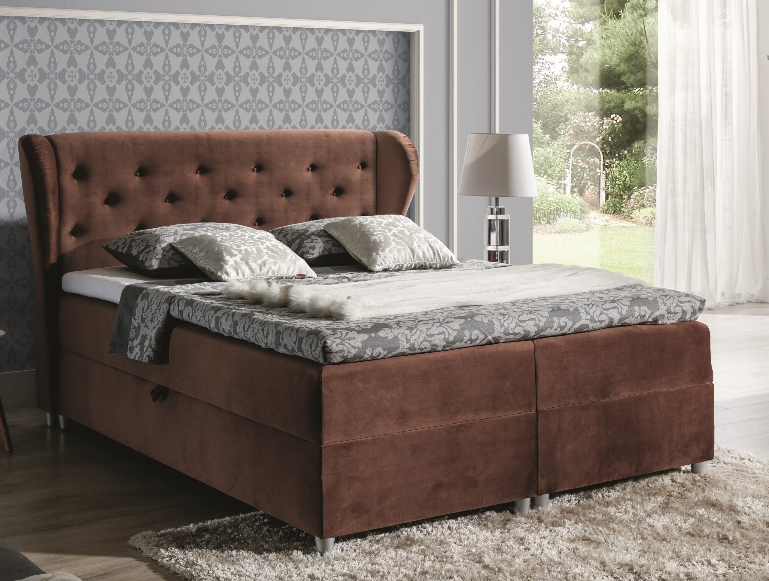 Łóżko kontynentalne Wojciech