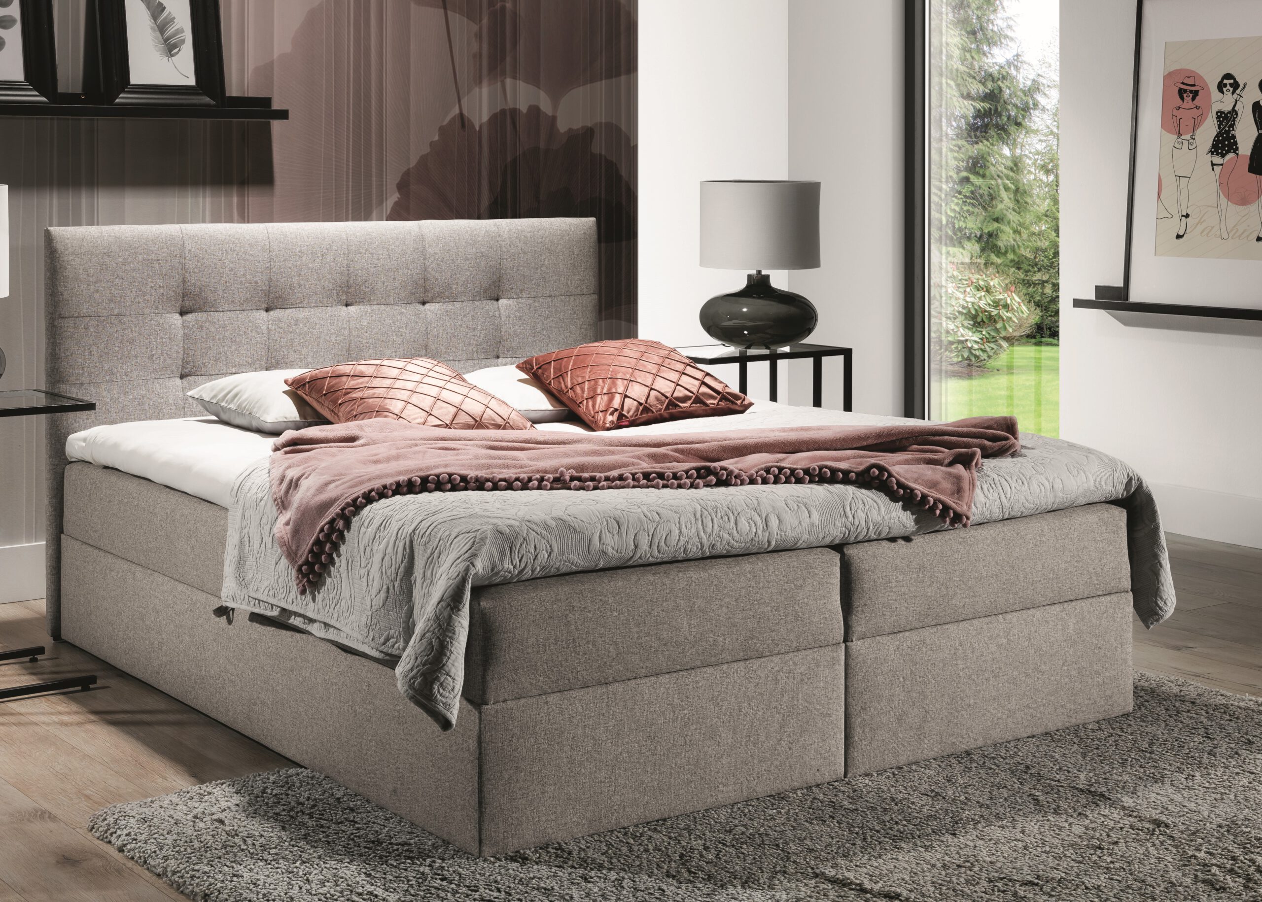 Łóżko kontynentalne Janusz 2