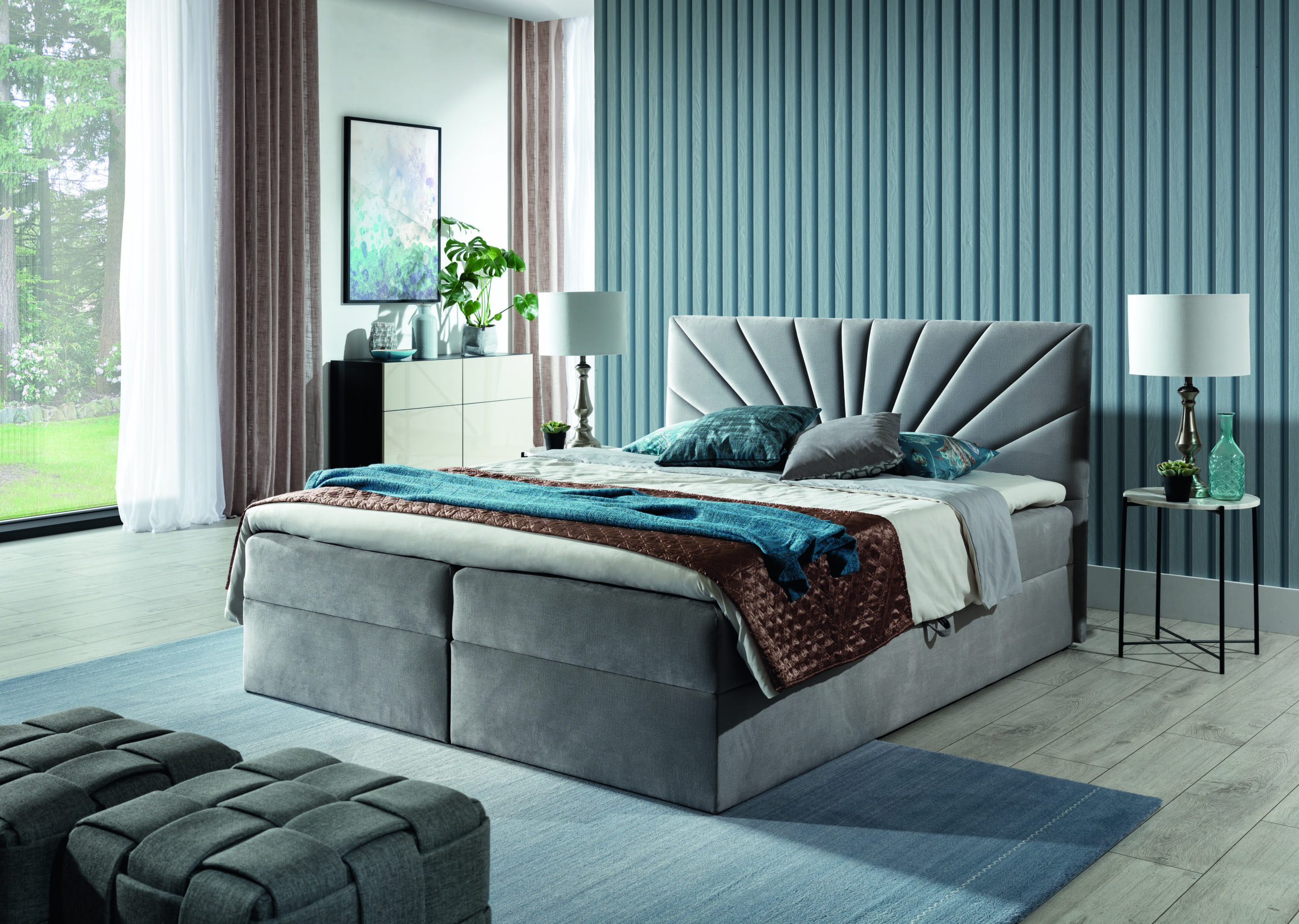 Łóżko kontynentalne Janusz 4