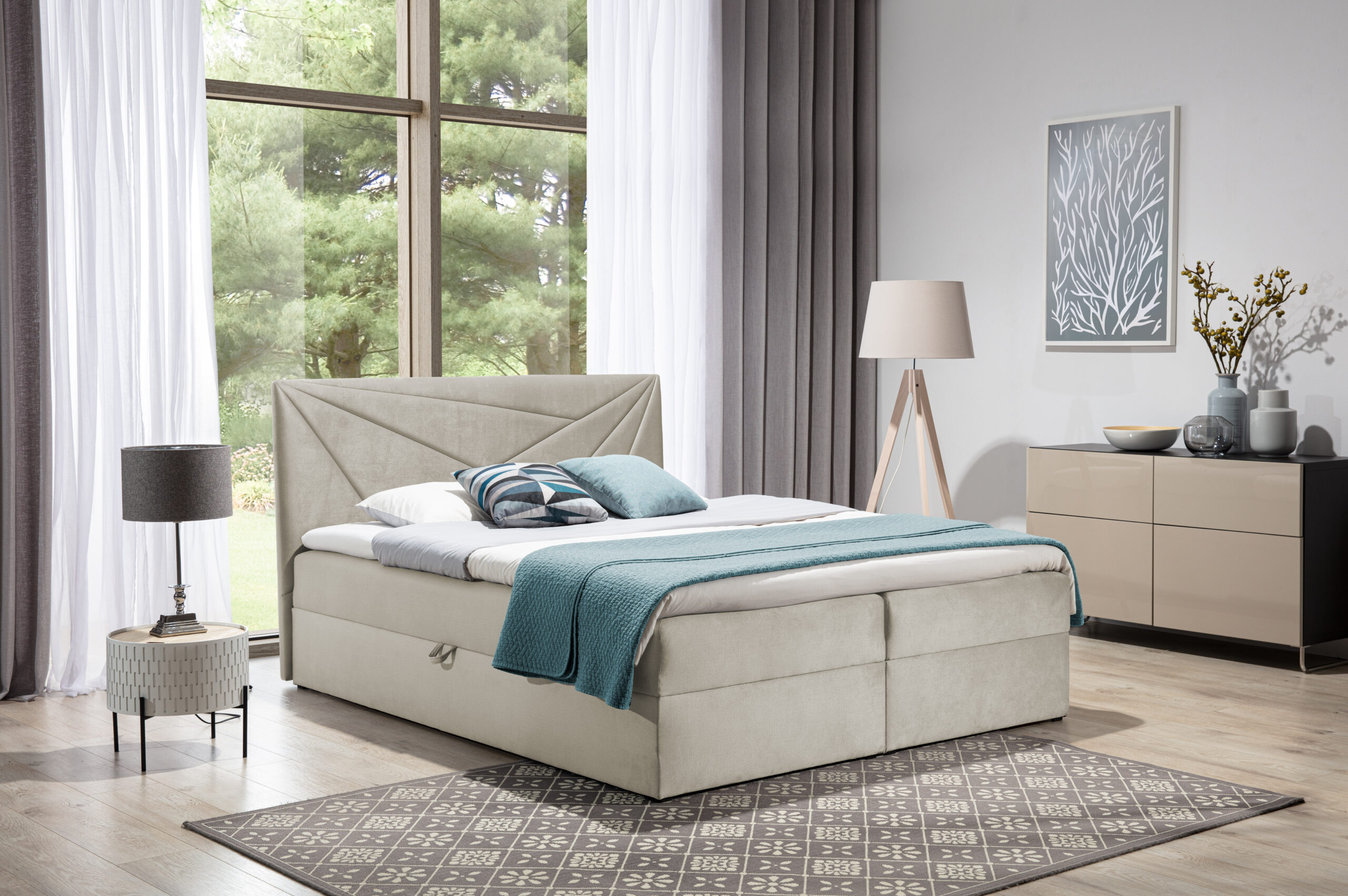 Łóżko kontynentalne Janusz 5 - obrazek 6