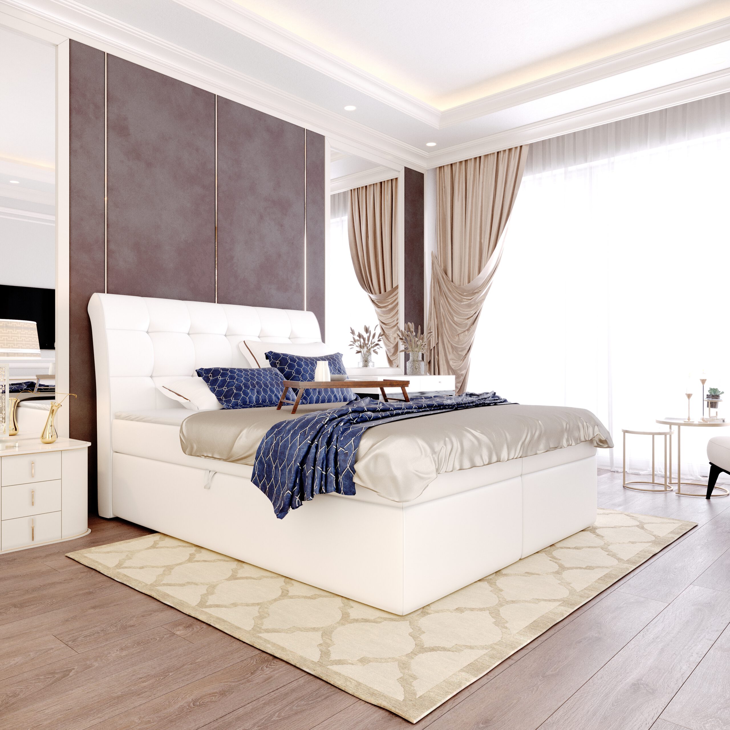 Łóżko kontynentalne Jerzy - obrazek 6