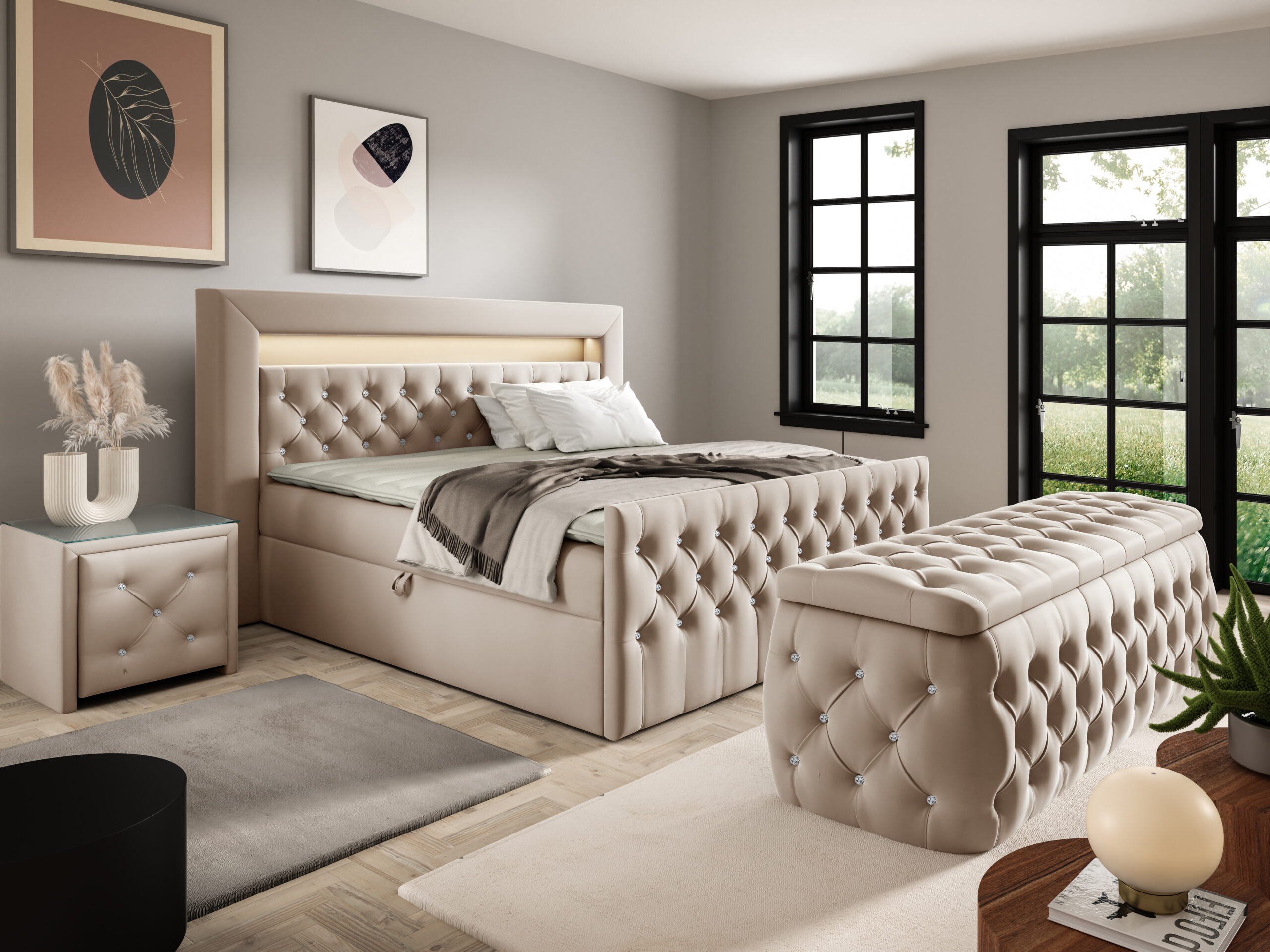 Łóżko kontynentalne Maciej - obrazek 15