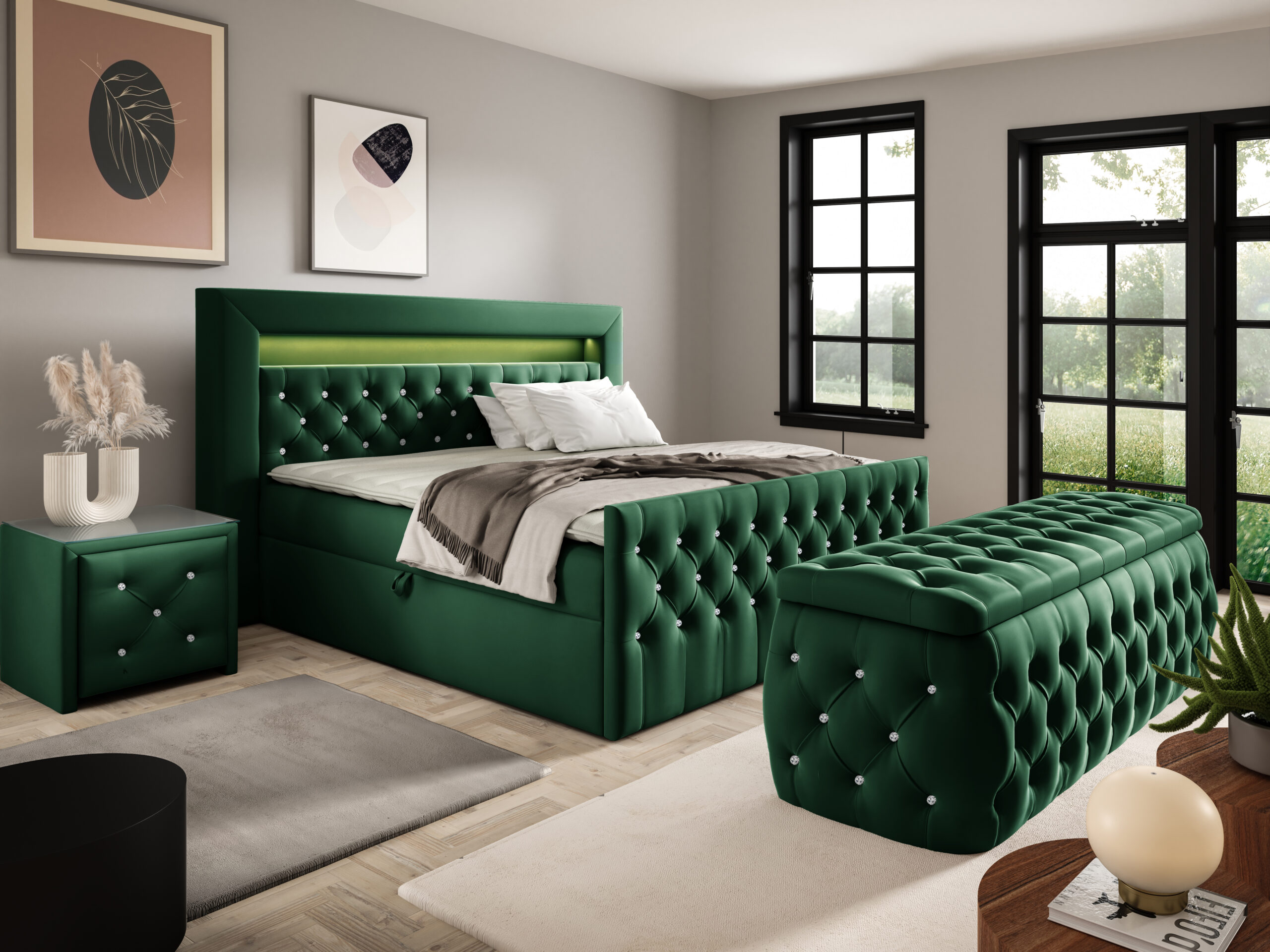 Łóżko kontynentalne Maciej - obrazek 17