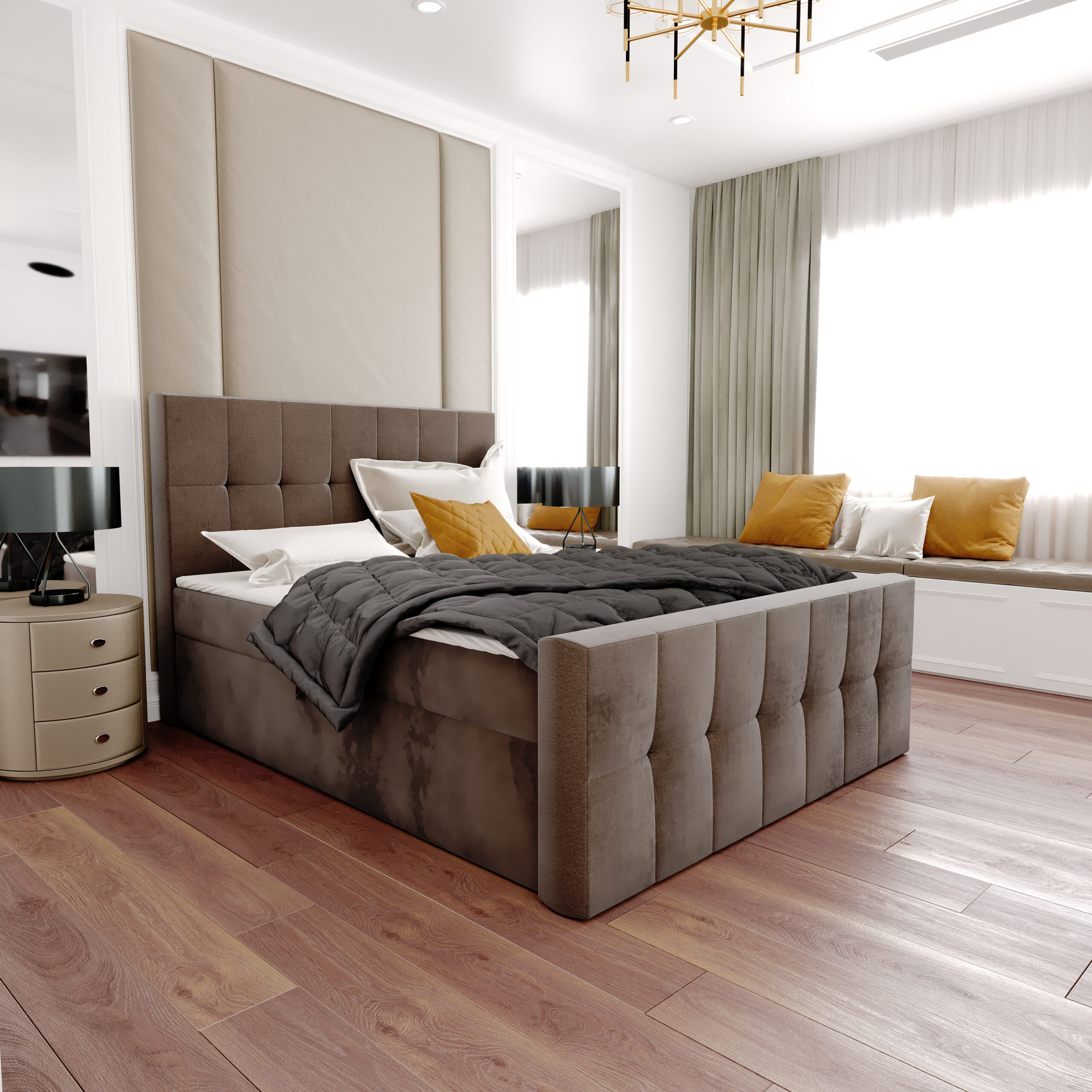 Łóżko kontynentalne Mateusz - obrazek 4