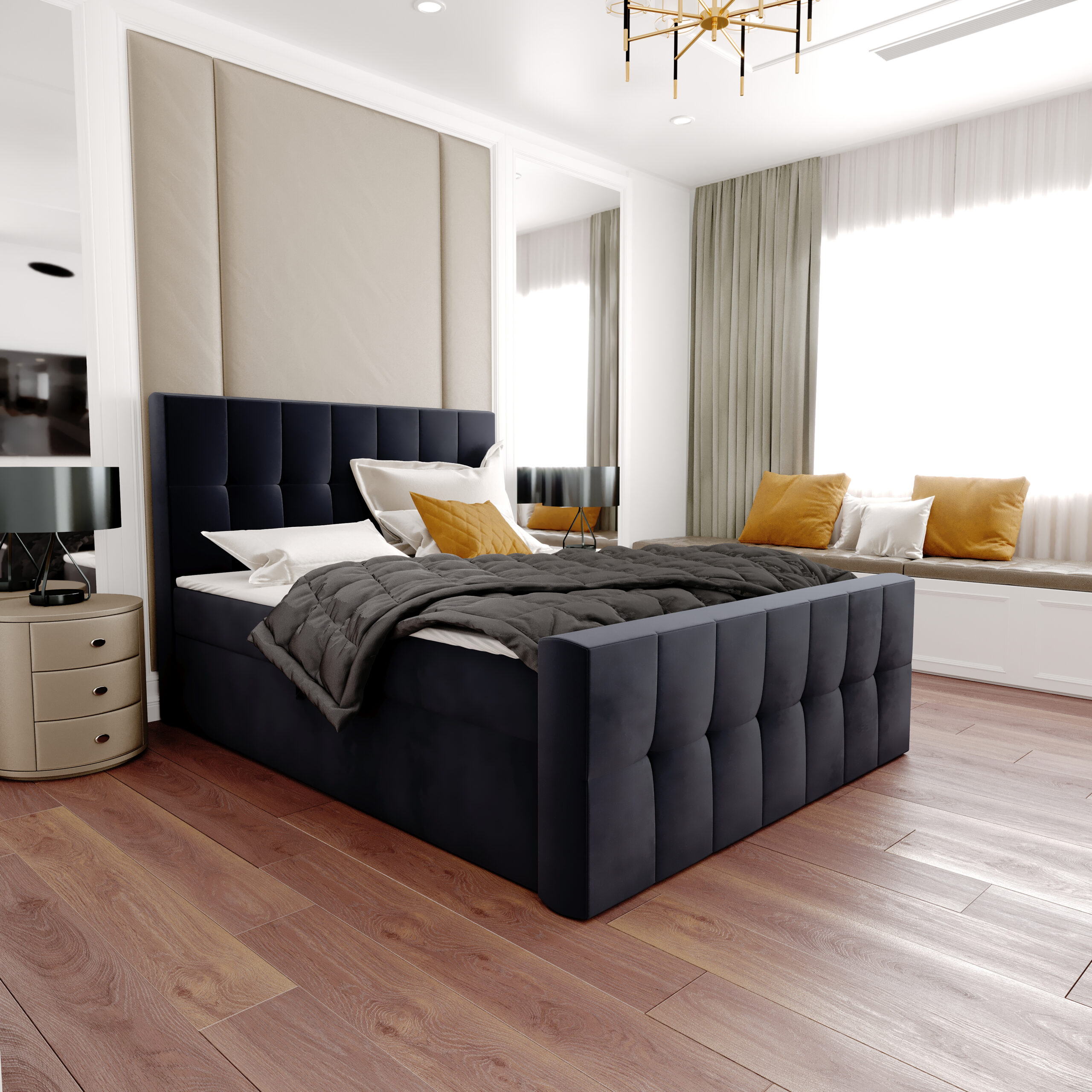 Łóżko kontynentalne Mateusz - obrazek 6