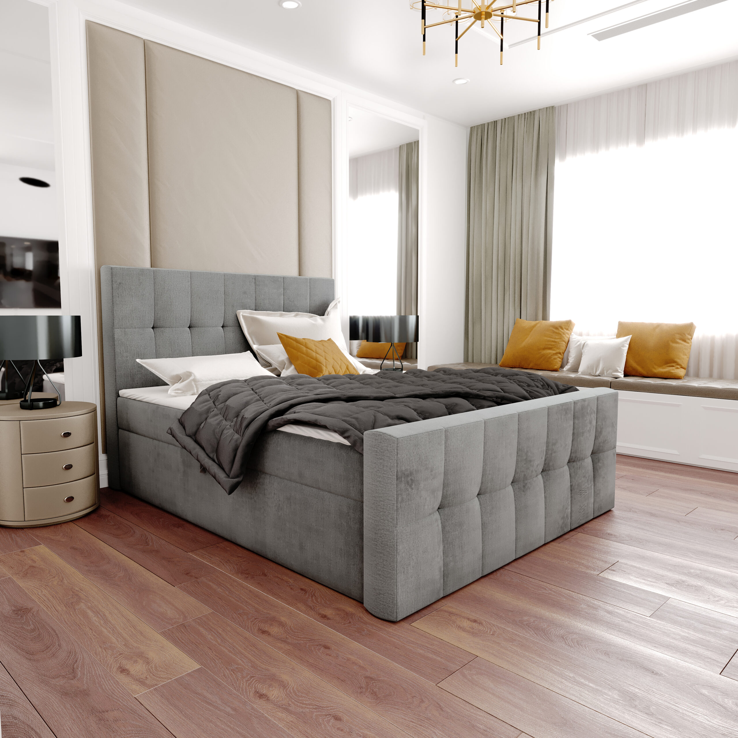 Łóżko kontynentalne Mateusz - obrazek 2