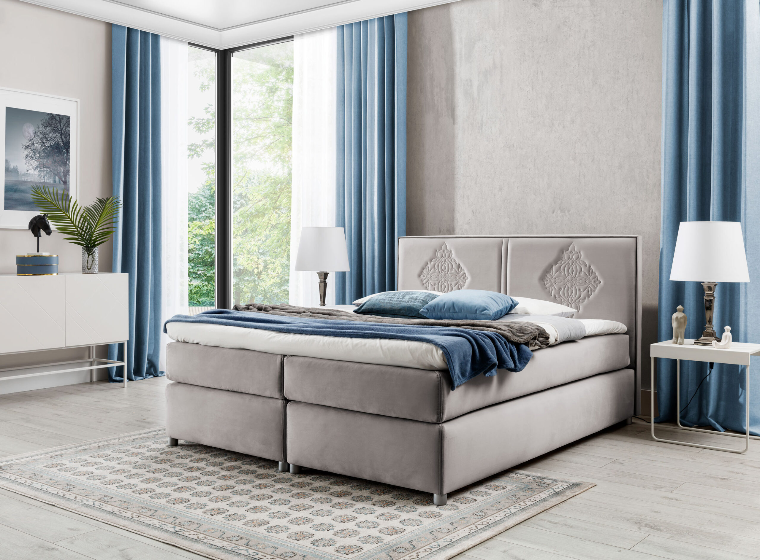 Łóżko kontynentalne Grzegorz - obrazek 5