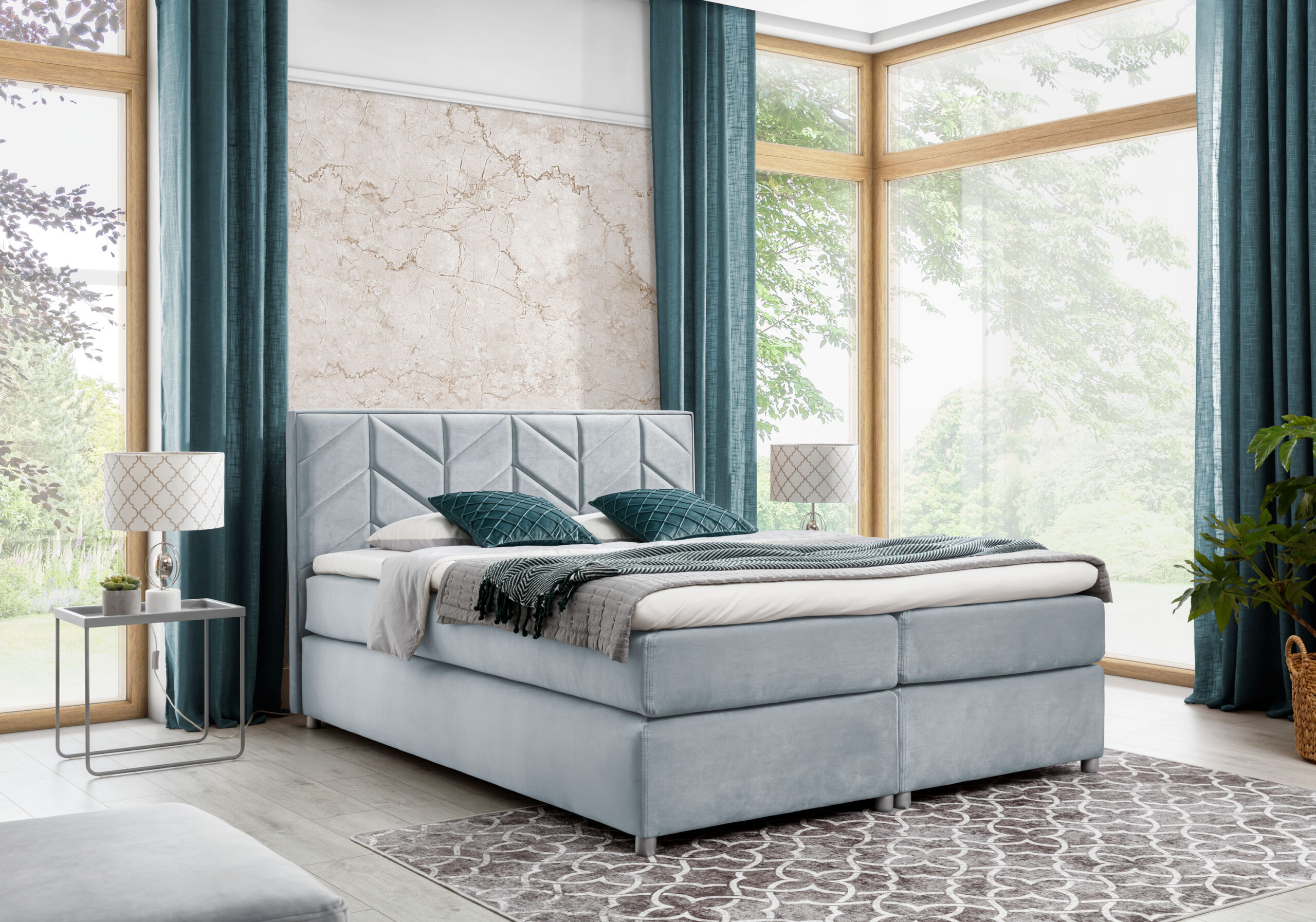 Łóżko kontynentalne Łukasz - obrazek 8