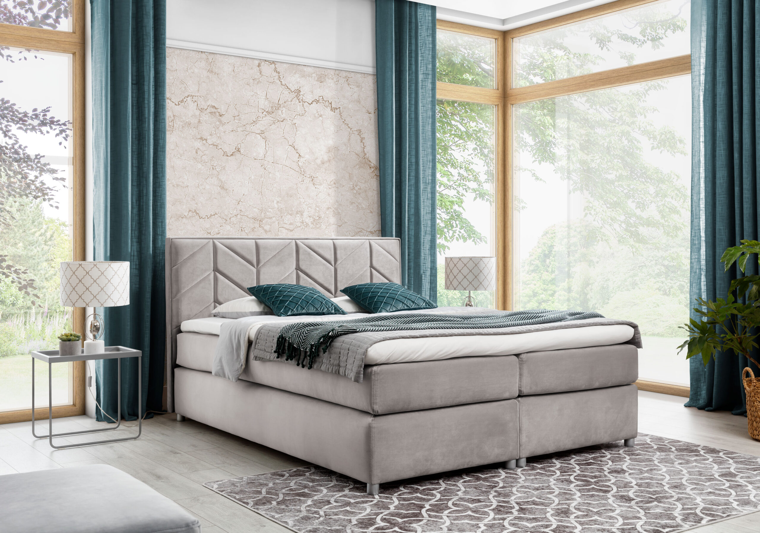 Łóżko kontynentalne Łukasz - obrazek 5