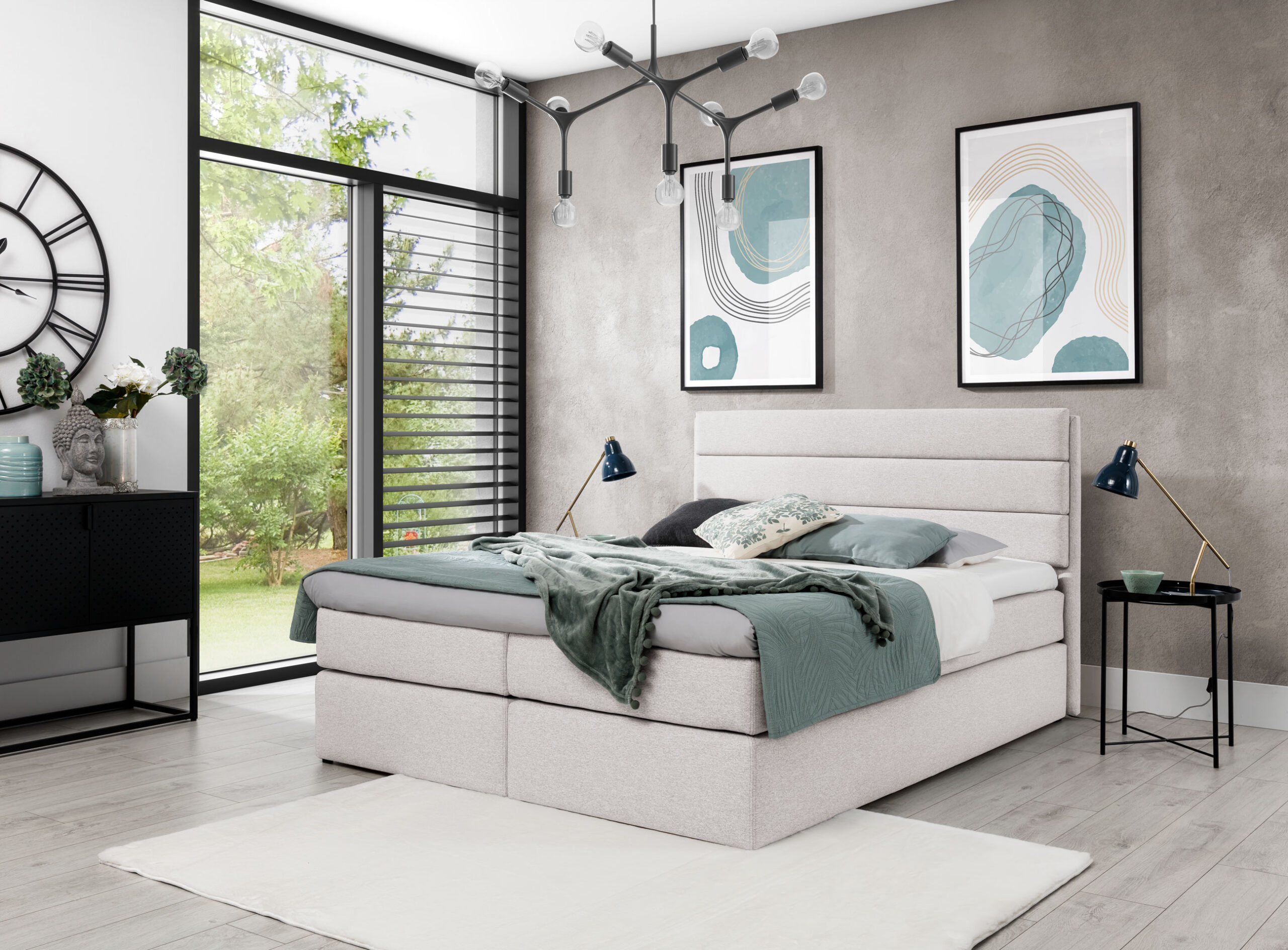 Łóżko kontynentalne Ewa - obrazek 7