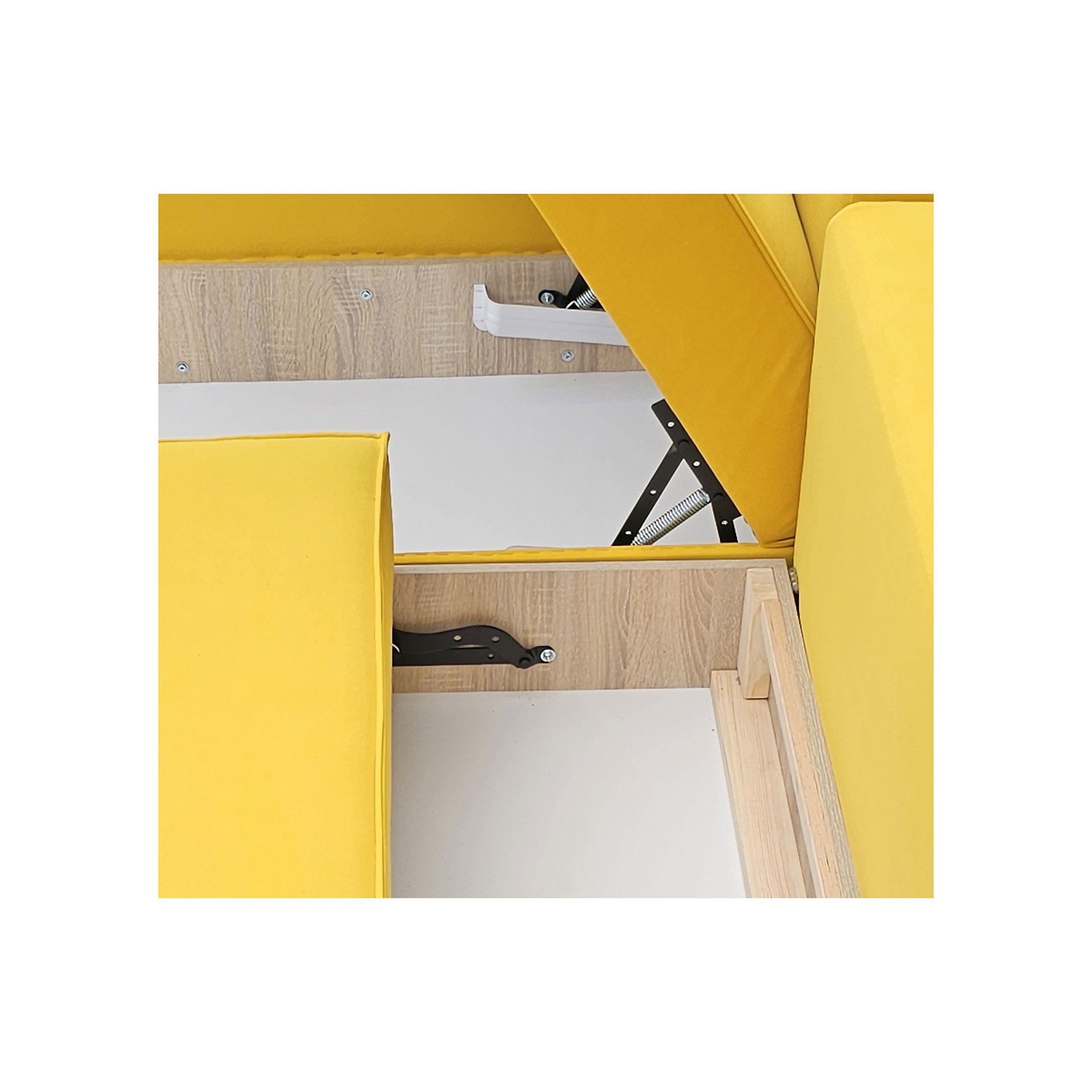 Żółty narożnik na wysokich nogach - obrazek 4