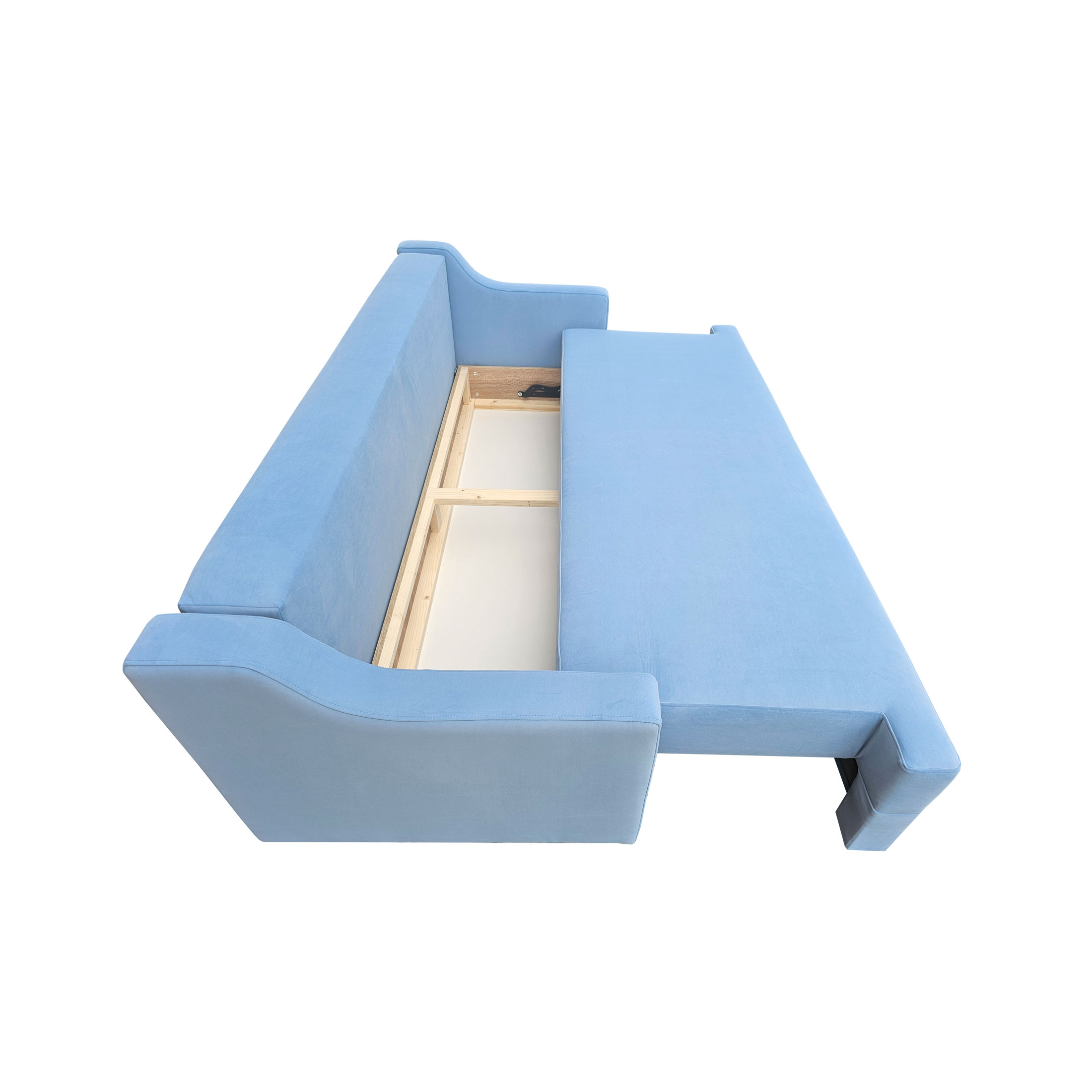 Kanapa Rozkładana Sparky Błękitna - obrazek 2