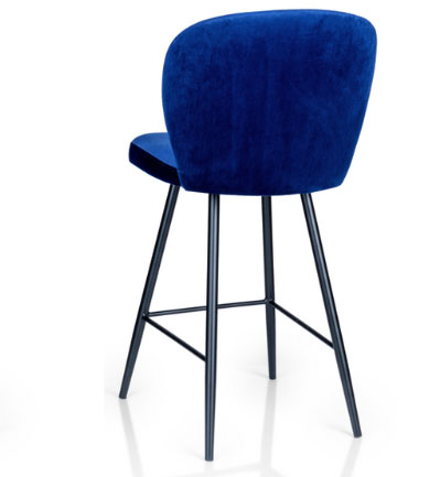 Hoker 057 granatowe z czarnymi nogami metalowymi - obrazek 2