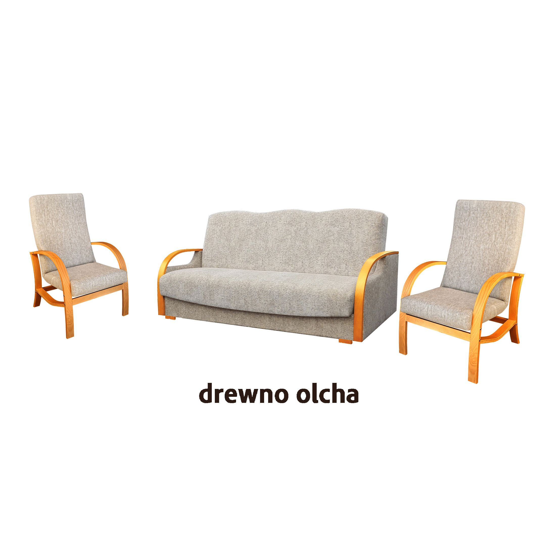 Beżowy komplet wypoczynkowy MILENA - obrazek 11